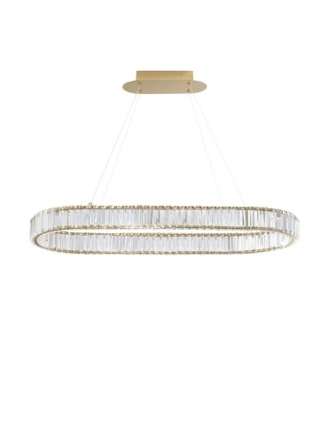 Luces Exclusivas BAUTA Wisząca Nowoczesna złoty i odcienie złota 1xLED max 48W 3500K LE42672