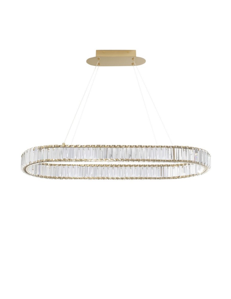 Luces Exclusivas BAUTA Wisząca Nowoczesna złoty i odcienie złota 1xLED max 48W 3500K LE42672
