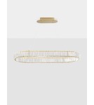 Lampy wiszące - Luces Exclusivas BAUTA Wisząca Nowoczesna złoty i odcienie złota 1xLED max 48W 3500K LE42672 - produkt 3