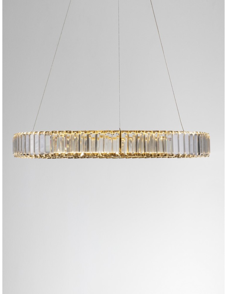 Luces Exclusivas BAUTA Wisząca Nowoczesna złoty i odcienie złota 1xLED max 40W 3500K LE42674