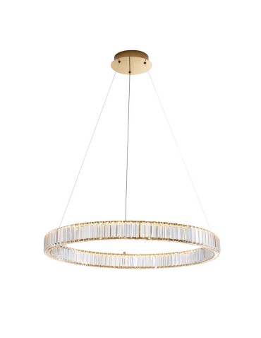 Luces Exclusivas BAUTA Wisząca Nowoczesna złoty i odcienie złota 1xLED max 47W 3500K LE42675