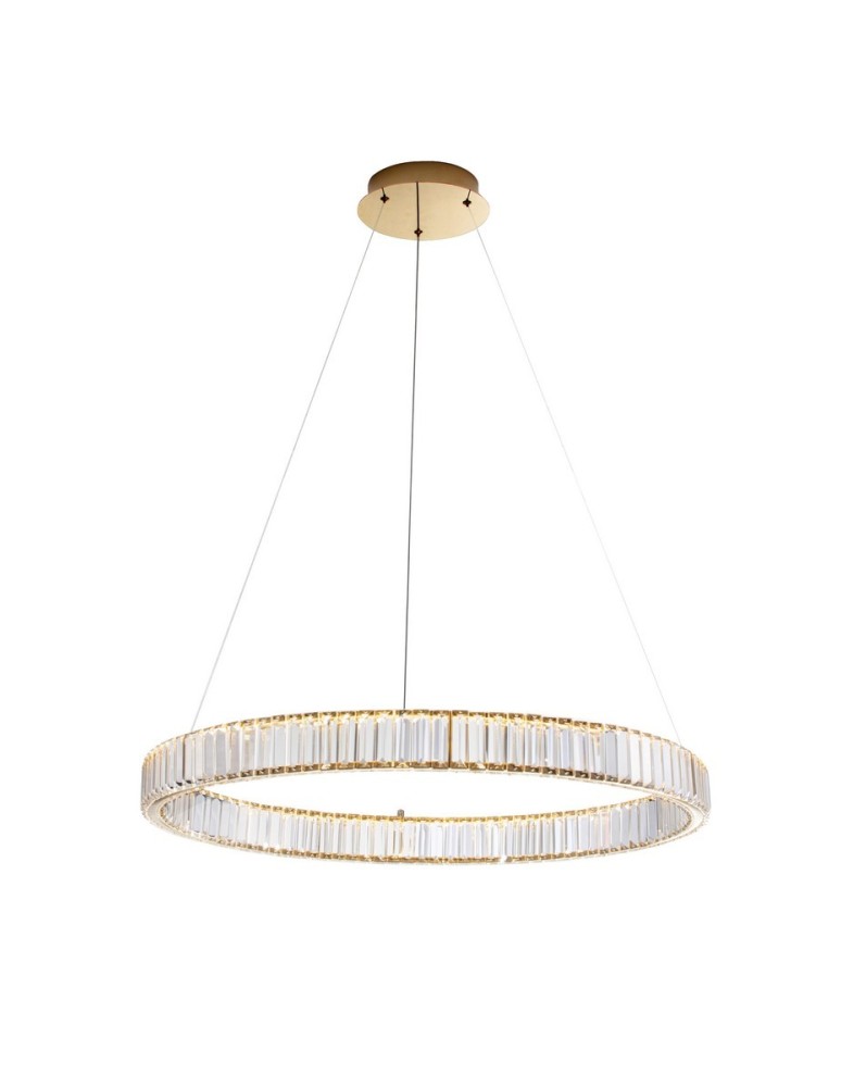 Luces Exclusivas BAUTA Wisząca Nowoczesna złoty i odcienie złota 1xLED max 47W 3500K LE42675