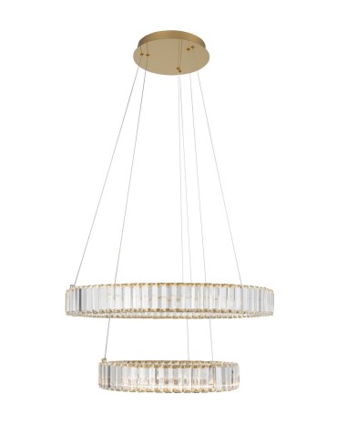 Luces Exclusivas BAUTA Wisząca Nowoczesna złoty i odcienie złota 1xLED max 48W 3500K LE42676