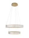 Luces Exclusivas BAUTA Wisząca Nowoczesna złoty i odcienie złota 1xLED max 48W 3500K LE42676