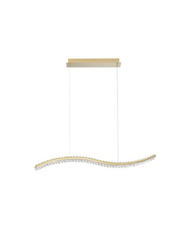 Luces Exclusivas BAUTA Wisząca Nowoczesna złoty i odcienie złota 1xLED max 40W 3500K LE42677