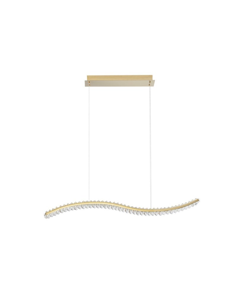 Luces Exclusivas BAUTA Wisząca Nowoczesna złoty i odcienie złota 1xLED max 40W 3500K LE42677