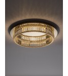 Lampy sufitowe glamour - Luces Exclusivas BAUTA Sufitowa Nowoczesna złoty i odcienie złota 1xLED max 29W 3500K LE42678 - produkt 2
