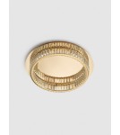 Lampy sufitowe glamour - Luces Exclusivas BAUTA Sufitowa Nowoczesna złoty i odcienie złota 1xLED max 29W 3500K LE42678 - produkt 4