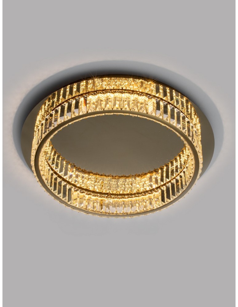 Luces Exclusivas BAUTA Sufitowa Nowoczesna złoty i odcienie złota 1xLED max 29W 3500K LE42678
