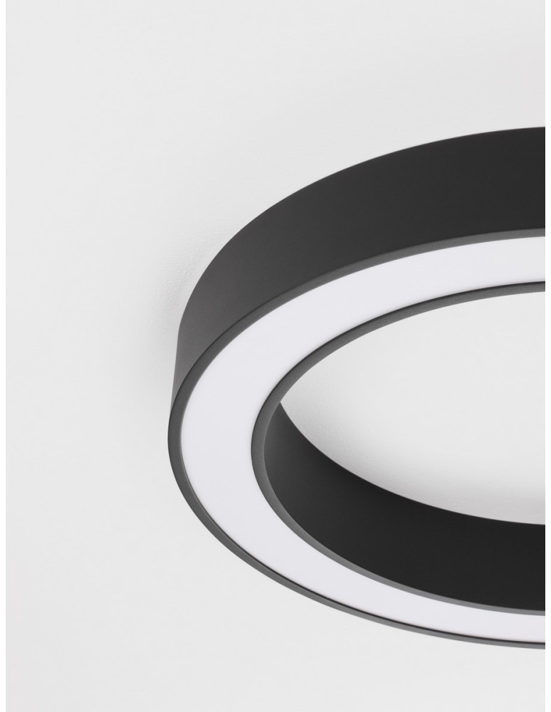 Luces Exclusivas CLARO Sufitowa Nowoczesna czarny 1xLED max 50W 3000-4000K LE42685