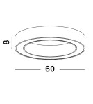 Lampy sufitowe ringi - Luces Exclusivas CLARO Sufitowa Nowoczesna złoty i odcienie złota 1xLED max 50W 3000-4000K LE42686 - product 6
