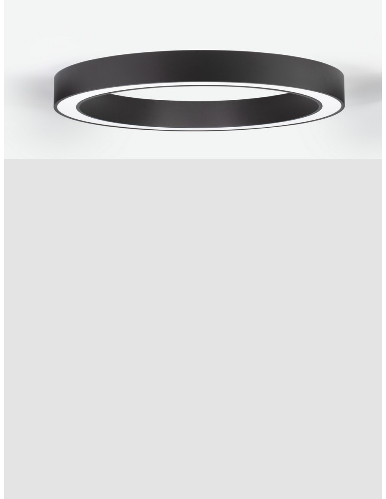 Luces Exclusivas CLARO Sufitowa Nowoczesna czarny 1xLED max 60W 3000-4000K LE42688