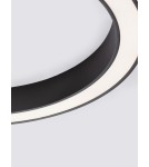 Lampy sufitowe ringi - Luces Exclusivas CLARO Sufitowa Nowoczesna czarny 1xLED max 60W 3000-4000K LE42688 - produkt 5