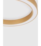 Lampy sufitowe ringi - Luces Exclusivas CLARO Sufitowa Nowoczesna złoty i odcienie złota 1xLED max 60W 3000-4000K LE42689 - produkt 2