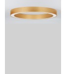 Lampy sufitowe ringi - Luces Exclusivas CLARO Sufitowa Nowoczesna złoty i odcienie złota 1xLED max 60W 3000-4000K LE42689 - produkt 3