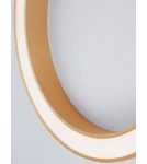 Lampy sufitowe ringi - Luces Exclusivas CLARO Sufitowa Nowoczesna złoty i odcienie złota 1xLED max 60W 3000-4000K LE42689 - produkt 5
