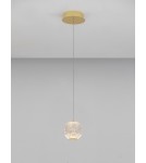 Lampy wiszące - Luces Exclusivas CANA Wisząca Nowoczesna złoty i odcienie złota 1xLED max 4,2W 3200K LE42690 - produkt 2