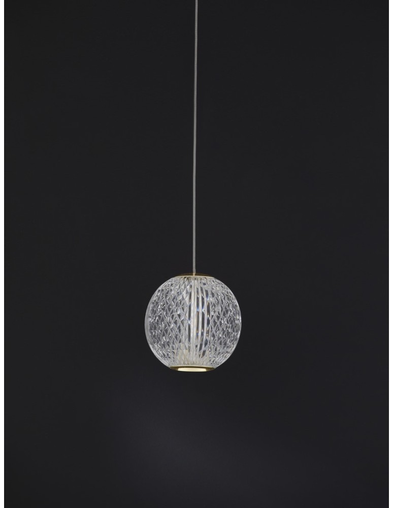 Lampy wiszące - Luces Exclusivas CANA Wisząca Nowoczesna złoty i odcienie złota 1xLED max 4,2W 3200K LE42690 - produkt kolory-swiatla.pl 3