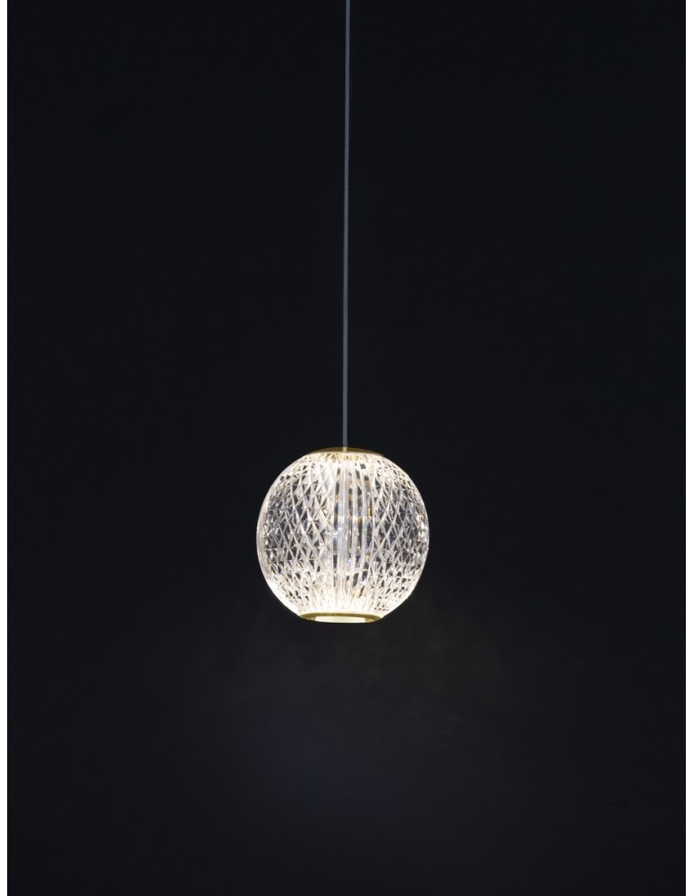 Lampy wiszące - Luces Exclusivas CANA Wisząca Nowoczesna złoty i odcienie złota 1xLED max 4,2W 3200K LE42690 - produkt kolory-swiatla.pl 5