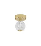 Lampy sufitowe - Luces Exclusivas CANA Sufitowa Nowoczesna złoty i odcienie złota 1xLED max 4W 3200K LE42691 - produkt 1