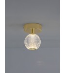 Lampy sufitowe - Luces Exclusivas CANA Sufitowa Nowoczesna złoty i odcienie złota 1xLED max 4W 3200K LE42691 - produkt 2