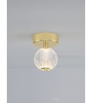 Lampy sufitowe - Luces Exclusivas CANA Sufitowa Nowoczesna złoty i odcienie złota 1xLED max 4W 3200K LE42691 - produkt 3