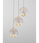 Lampy wiszące - Luces Exclusivas CANA Wisząca Nowoczesna złoty i odcienie złota 1xLED max 15W 3200K LE42692 - produkt 2