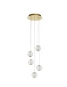 Luces Exclusivas CANA Wisząca Nowoczesna złoty i odcienie złota 1xLED max 21W 3200K LE42693