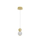 Lampy wiszące - Luces Exclusivas PONCE Wisząca Nowoczesna złoty i odcienie złota 1xLED max 4W 3200K LE42698 - product 1
