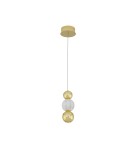 Lampy wiszące - Luces Exclusivas PONCE Wisząca Nowoczesna złoty i odcienie złota 1xLED max 6W 3200K LE42699 - produkt 1