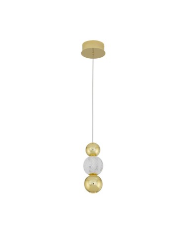 Luces Exclusivas PONCE Wisząca Nowoczesna złoty i odcienie złota 1xLED max 6W 3200K LE42699