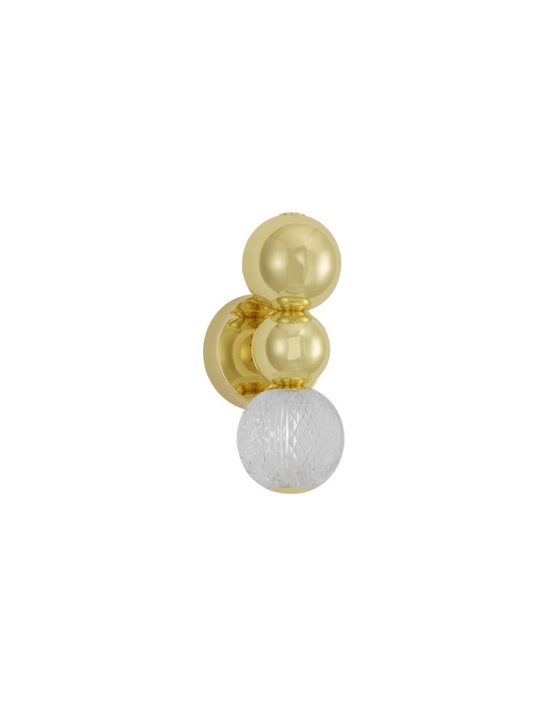 Kinkiety - Luces Exclusivas PONCE Ścienna Nowoczesna złoty i odcienie złota 1xLED max 4W 3200K LE42705 - produkt kolory-swiatla.pl 1