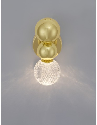 Luces Exclusivas PONCE Ścienna Nowoczesna złoty i odcienie złota 1xLED max 4W 3200K LE42705 - produkt 2