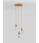 Lampy wiszące - Luces Exclusivas BANI Wisząca Nowoczesna czarny 3xG9 max 6W LE42710 - produkt 3