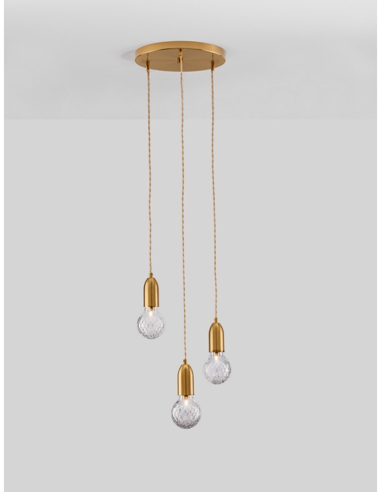 Luces Exclusivas BANI Wisząca Nowoczesna czarny 3xG9 max 6W LE42710