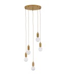 Lampy wiszące - Luces Exclusivas BANI Wisząca Nowoczesna czarny 5xG9 max 6W LE42711 - product 1