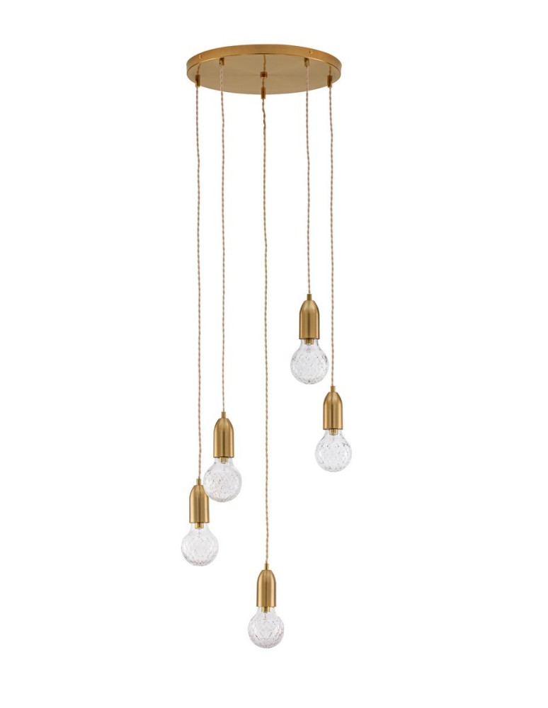 Lampy wiszące - Luces Exclusivas BANI Wisząca Nowoczesna czarny 5xG9 max 6W LE42711 - produkt kolory-swiatla.pl 1