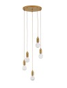 Luces Exclusivas BANI Wisząca Nowoczesna czarny 5xG9 max 6W LE42711