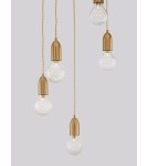 Lampy wiszące - Luces Exclusivas BANI Wisząca Nowoczesna czarny 5xG9 max 6W LE42711 - product 2