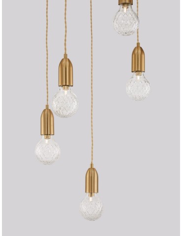 Luces Exclusivas BANI Wisząca Nowoczesna czarny 5xG9 max 6W LE42711 - product 2