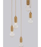 Lampy wiszące - Luces Exclusivas BANI Wisząca Nowoczesna czarny 5xG9 max 6W LE42711 - product 4