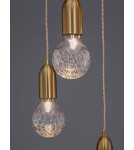 Lampy wiszące - Luces Exclusivas BANI Wisząca Nowoczesna czarny 5xG9 max 6W LE42711 - product 5