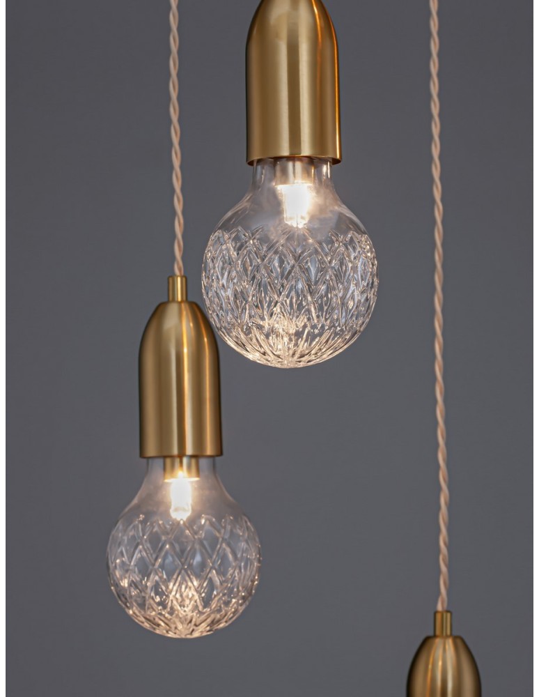 Luces Exclusivas BANI Wisząca Nowoczesna czarny 5xG9 max 6W LE42711