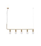 Lampy wiszące - Luces Exclusivas BANI Wisząca Nowoczesna czarny 5xG9 max 6W LE42712 - product 1