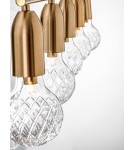 Lampy wiszące - Luces Exclusivas BANI Wisząca Nowoczesna czarny 5xG9 max 6W LE42712 - product 2