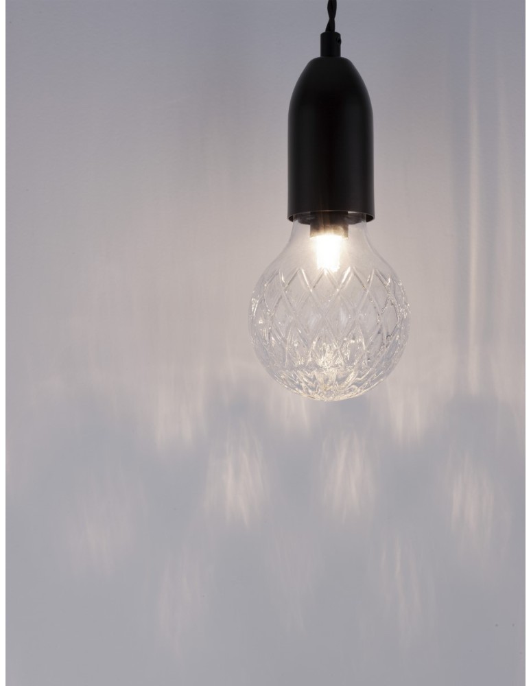 Luces Exclusivas BANI Wisząca Nowoczesna czarny 1xG9 max 6W LE42714