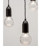Lampy wiszące - Luces Exclusivas BANI Wisząca Nowoczesna czarny 3xG9 max 6W LE42715 - product 2