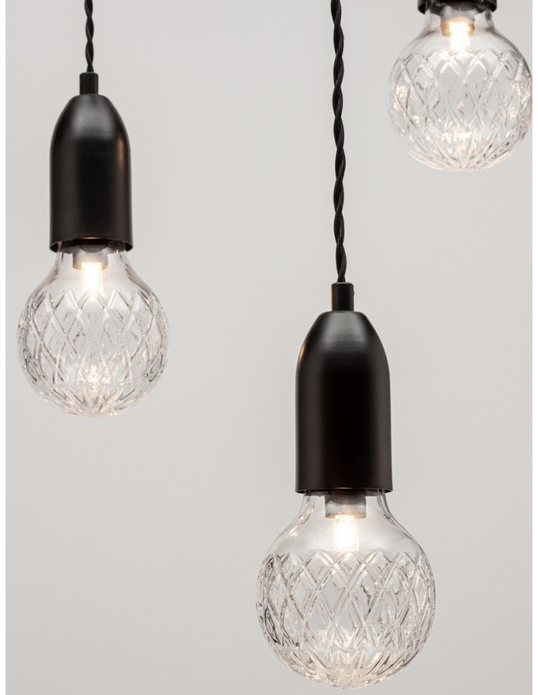 Luces Exclusivas BANI Wisząca Nowoczesna czarny 3xG9 max 6W LE42715
