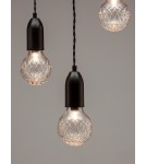 Lampy wiszące - Luces Exclusivas BANI Wisząca Nowoczesna czarny 3xG9 max 6W LE42715 - product 5