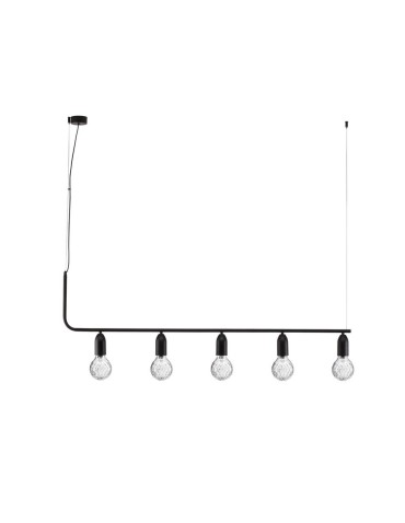 Luces Exclusivas BANI Wisząca Nowoczesna czarny 5xG9 max 6W LE42716